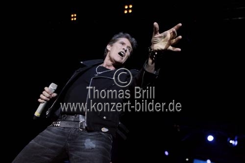 Amerikanische Schauspieler und Sänger David Hasselhoff gastiert auf seiner 
